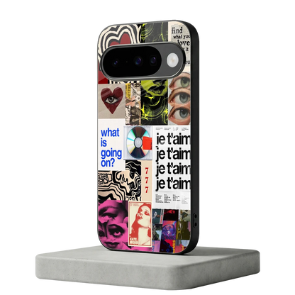 Love Chaos google pixel 10 mobile cover | shockproof glass phone case