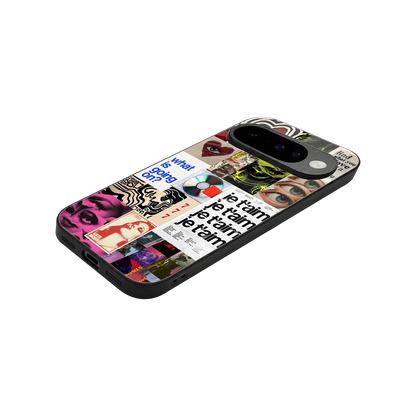 Love Chaos stylish phone case for google pixel 10 | glossy glass and slim fit