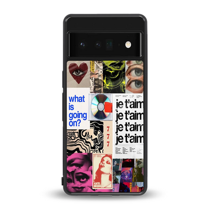 Love Chaos back phone cover | glass case for google pixel 6 pro