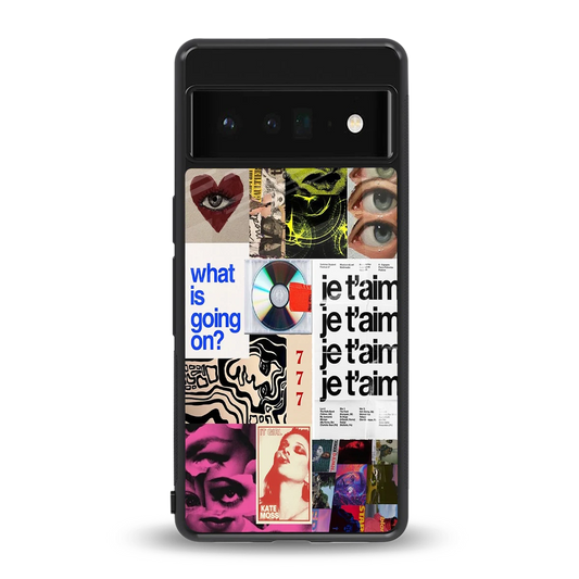 Love Chaos back phone cover | glass case for google pixel 6 pro