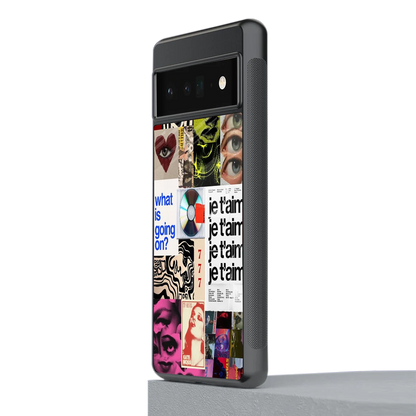 Love Chaos stylish phone case for google pixel 6 pro | glossy glass and slim fit