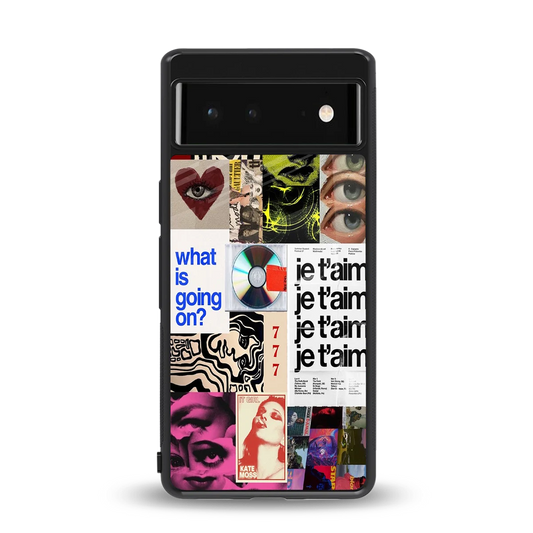 Love Chaos back phone cover | glass case for google pixel 6