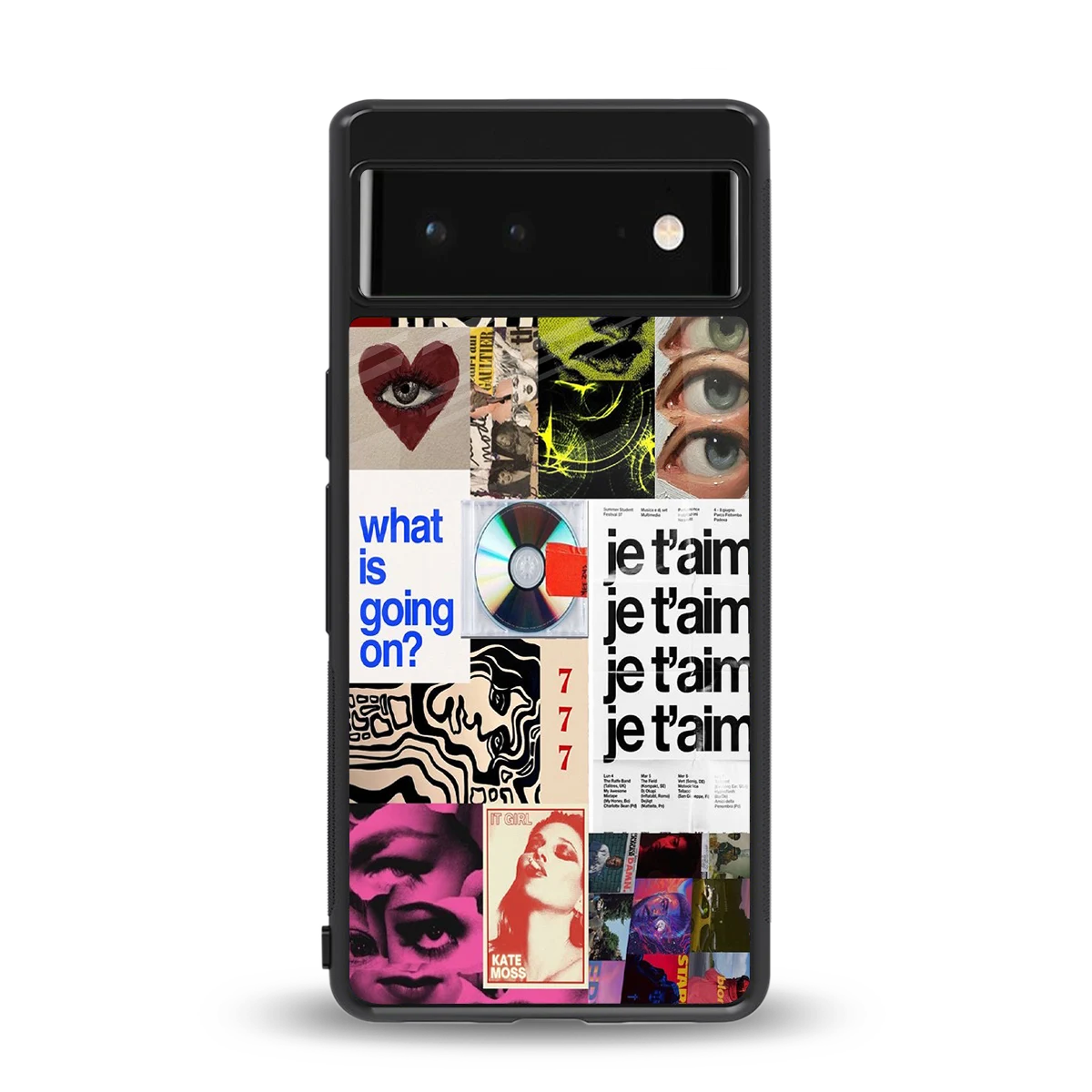 Love Chaos back phone cover | glass case for google pixel 6a
