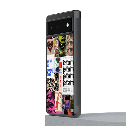 Love Chaos stylish phone case for google pixel 6 | glossy glass and slim fit