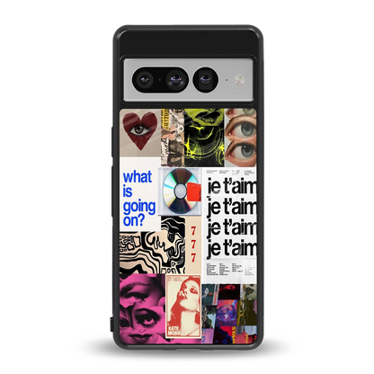 Love Chaos back phone cover | glass case for google pixel 7 pro