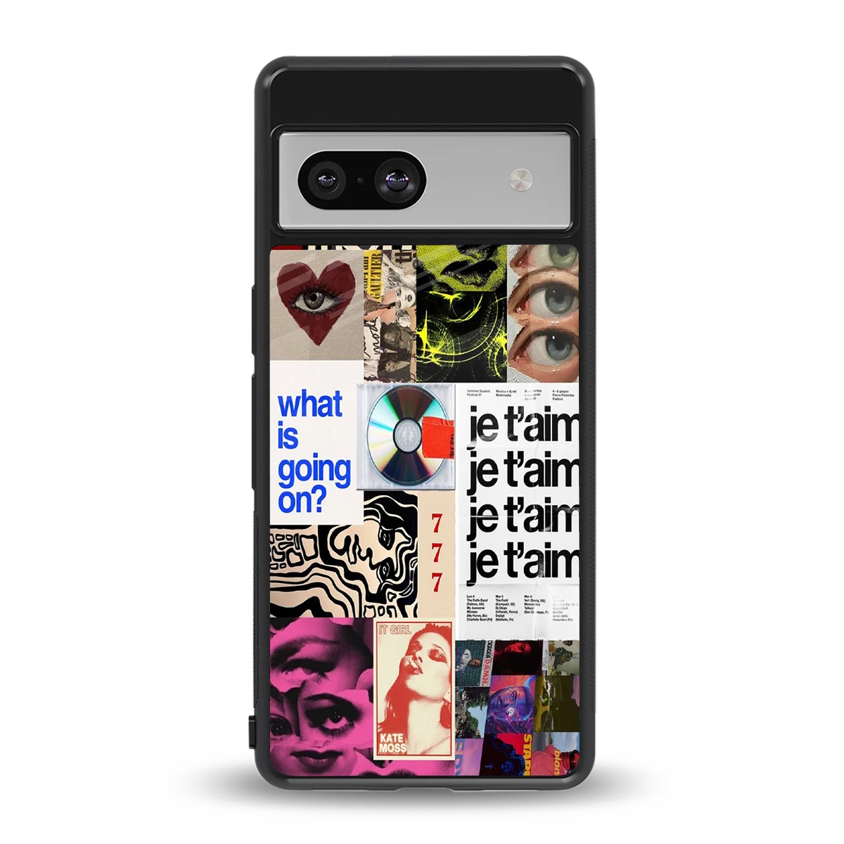 Love Chaos back phone cover | glass case for google pixel 7a