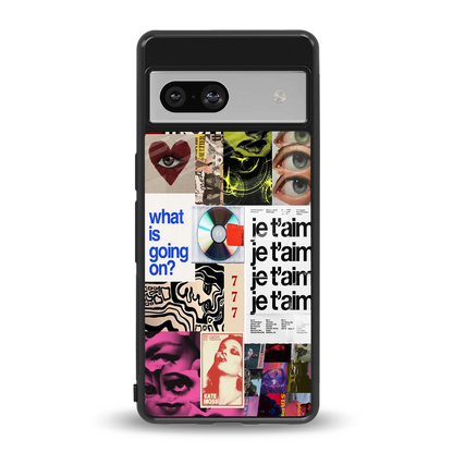 Love Chaos back phone cover | glass case for google pixel 7a