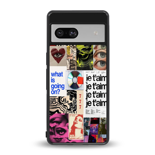 Love Chaos back phone cover | glass case for google pixel 7a