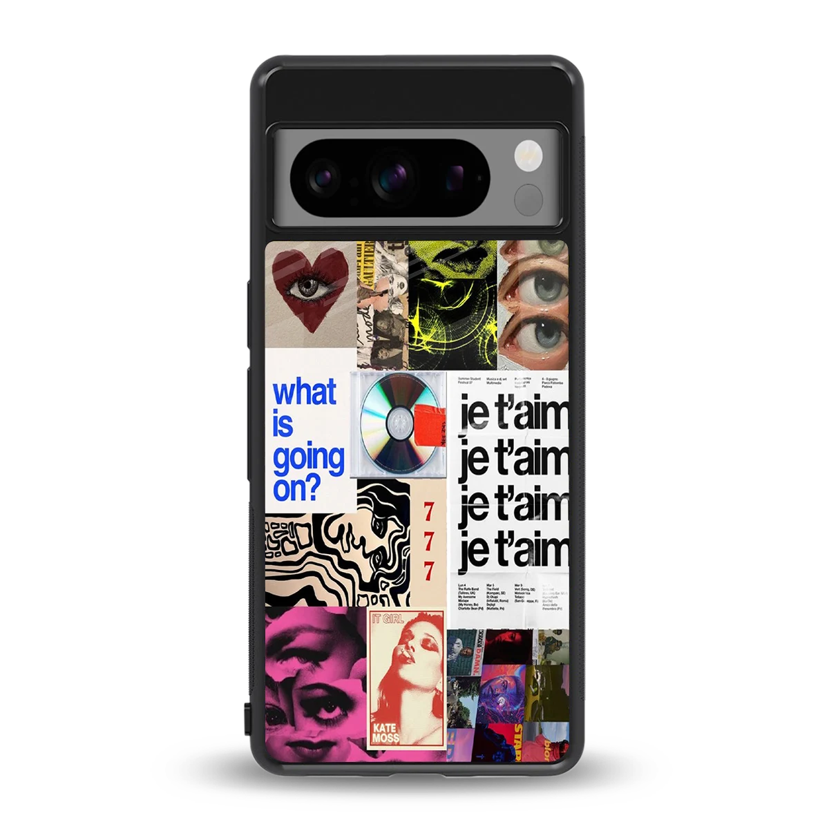 Love Chaos back phone cover | glass case for google pixel 8 pro
