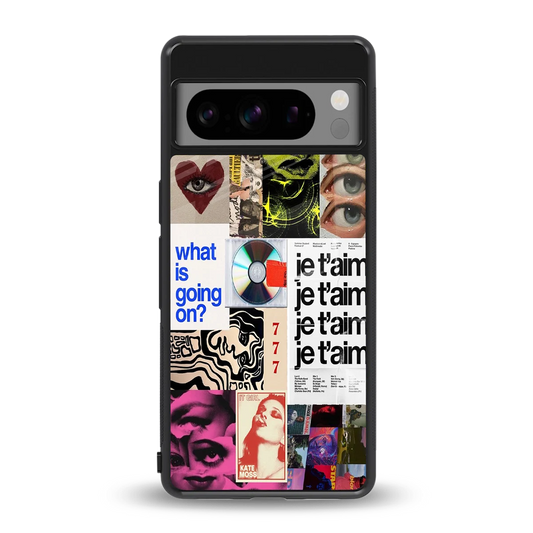 Love Chaos back phone cover | glass case for google pixel 8 pro