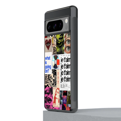 Love Chaos stylish phone case for google pixel 8 pro | glossy glass and slim fit