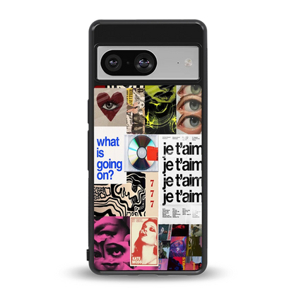 Love Chaos back phone cover | glass case for google pixel 8