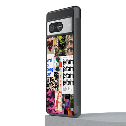 Love Chaos stylish phone case for google pixel 8 | glossy glass and slim fit