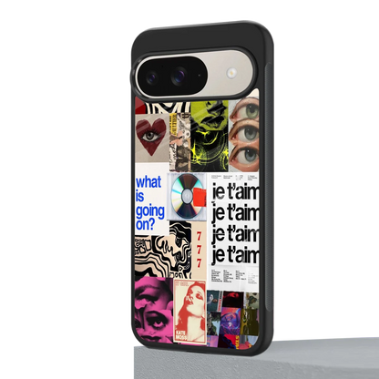 Love Chaos google pixel 9 mobile cover | shockproof glass phone case