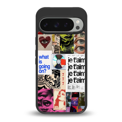 Love Chaos back phone cover | glass case for google pixel 9 pro