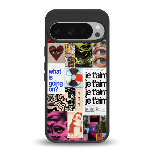 Love Chaos back phone cover | glass case for google pixel 9 pro
