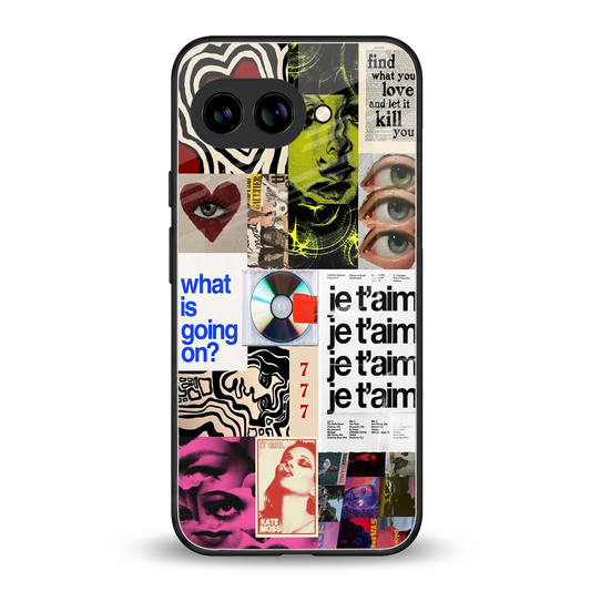 Love Chaos back phone cover | glass case for google pixel 10a