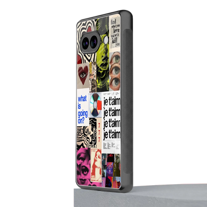 Love Chaos google pixel 9a mobile cover | shockproof glass phone case