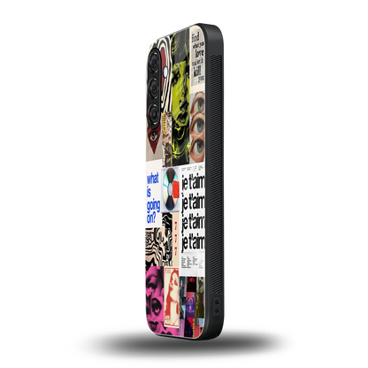 Love Chaos samsung galaxy a55 5g mobile cover | shockproof glass phone case