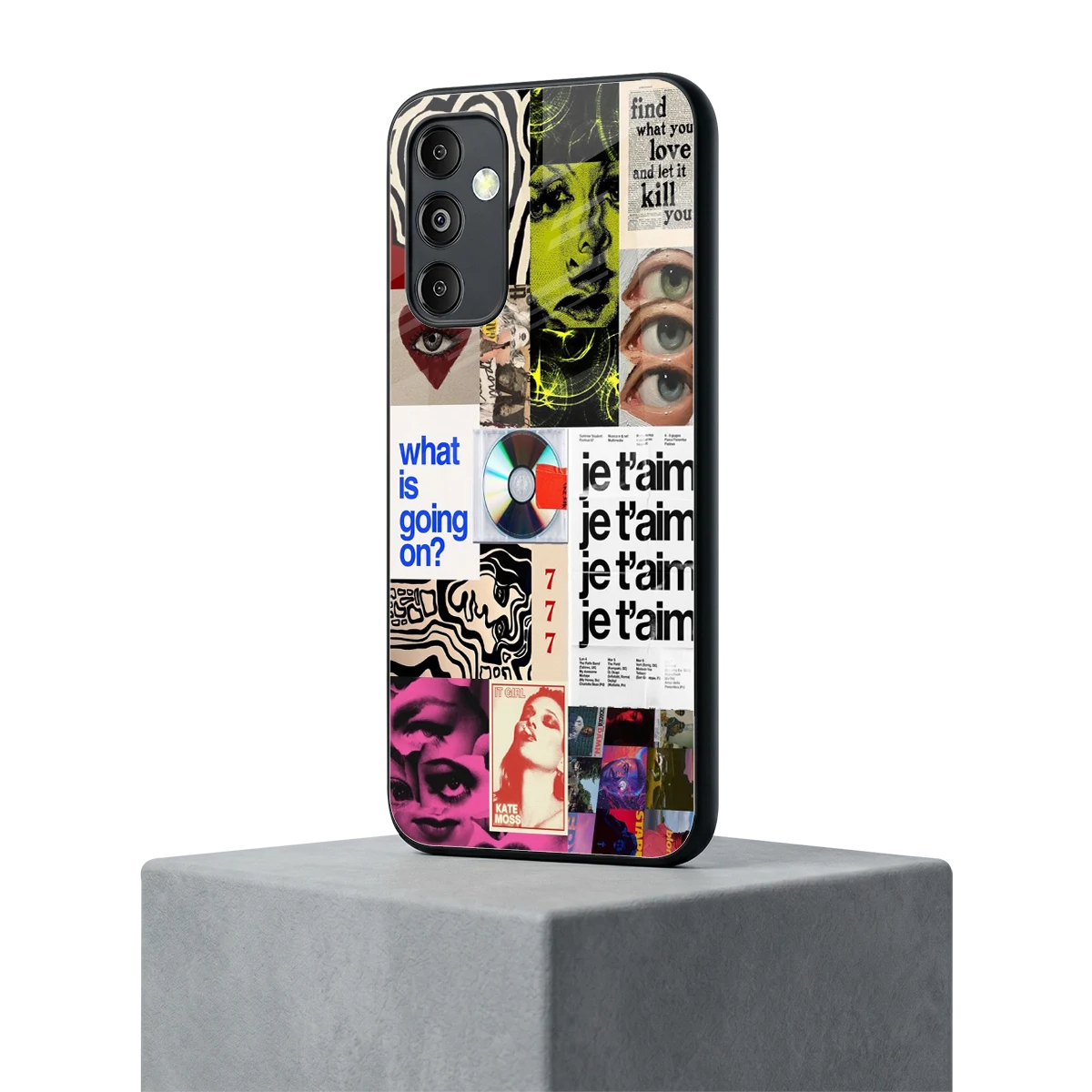 Love Chaos samsung galaxy m14 5g mobile cover | shockproof glass phone case