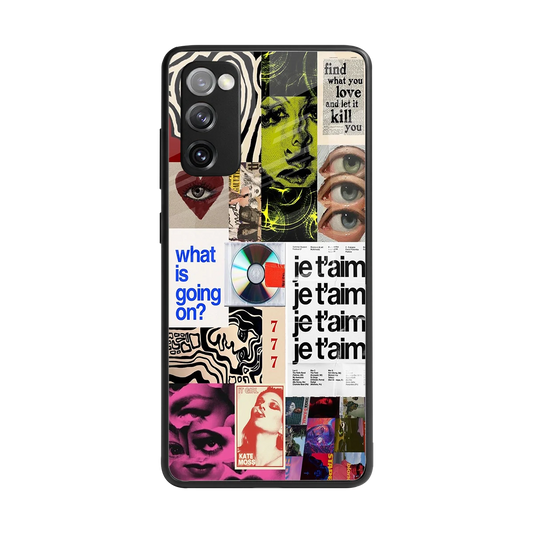 Love Chaos back phone cover | glass case for samsung galaxy s20 fe