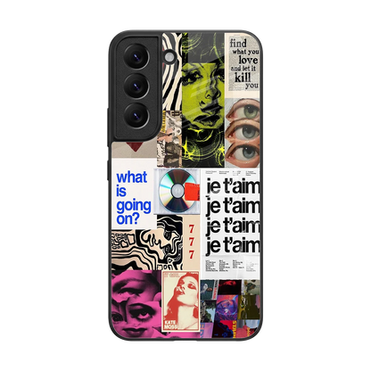 Love Chaos back phone cover | glass case for samsung galaxy s22