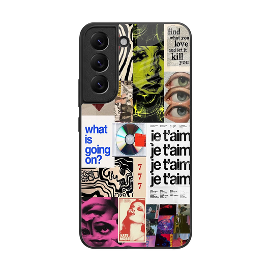 Love Chaos back phone cover | glass case for samsung galaxy s22