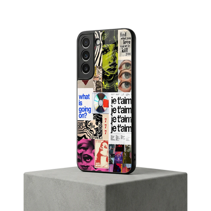 Love Chaos samsung galaxy s22 mobile cover | shockproof glass phone case