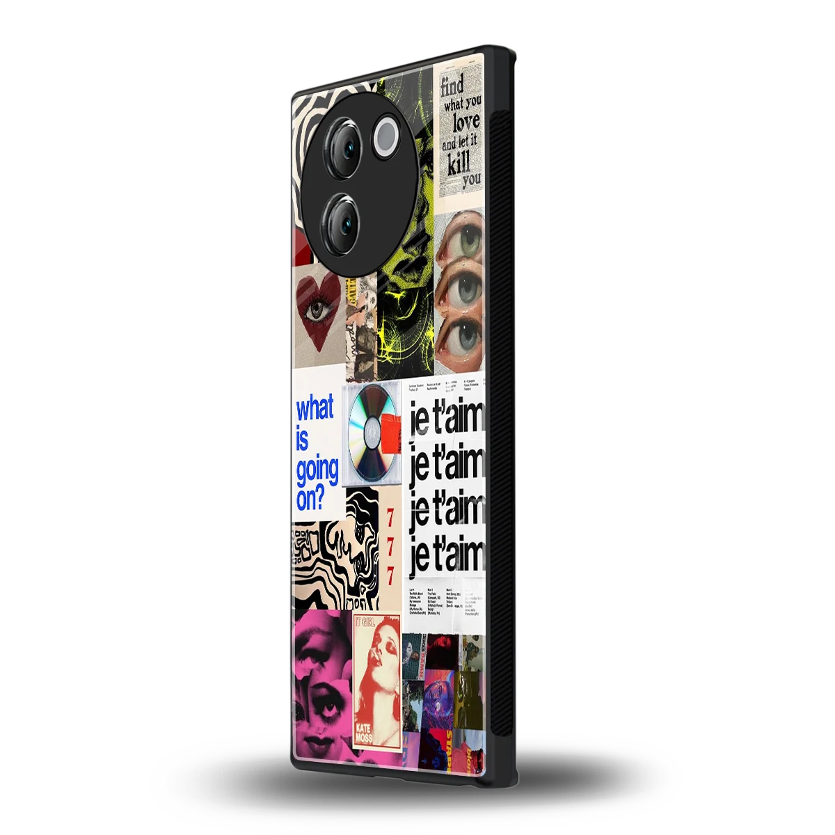 Love Chaos vivo v30e mobile cover | shockproof glass phone case