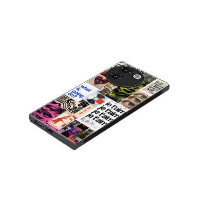 Love Chaos stylish phone case for vivo v30e | glossy glass and slim fit