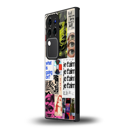 Love Chaosvivo v30 pro mobile cover | shockproof glass phone case