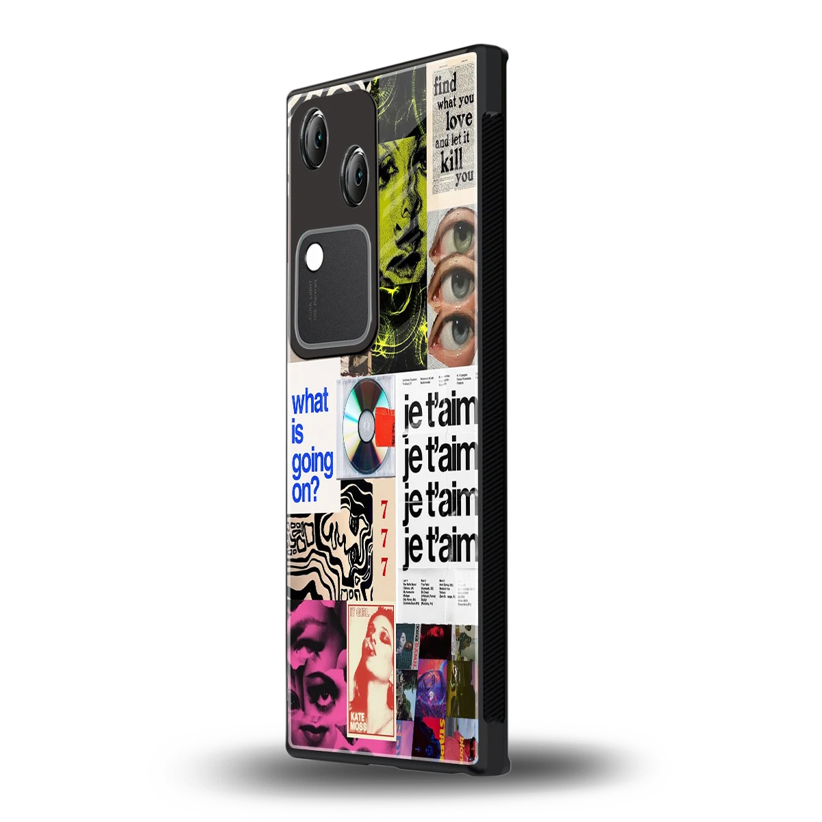 Love Chaos vivo v30 mobile cover | shockproof glass phone case
