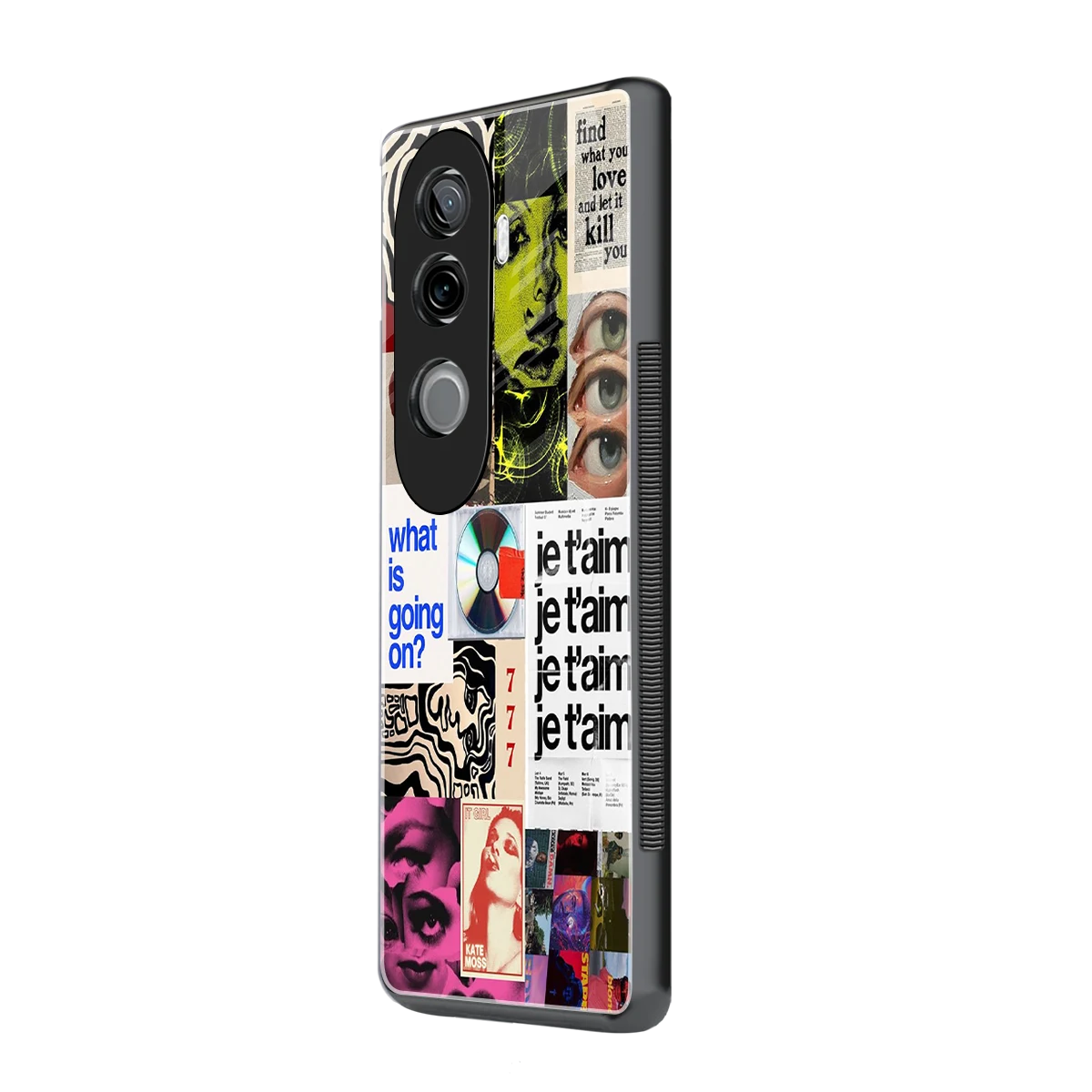 Love Chaos vivo v40e mobile cover | shockproof glass phone case