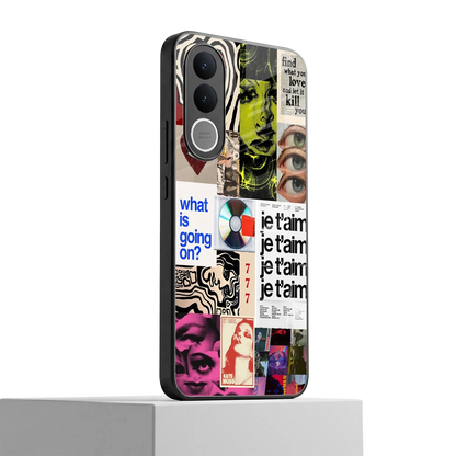 Love Chaos vivo v70 fe mobile cover | shockproof glass phone case