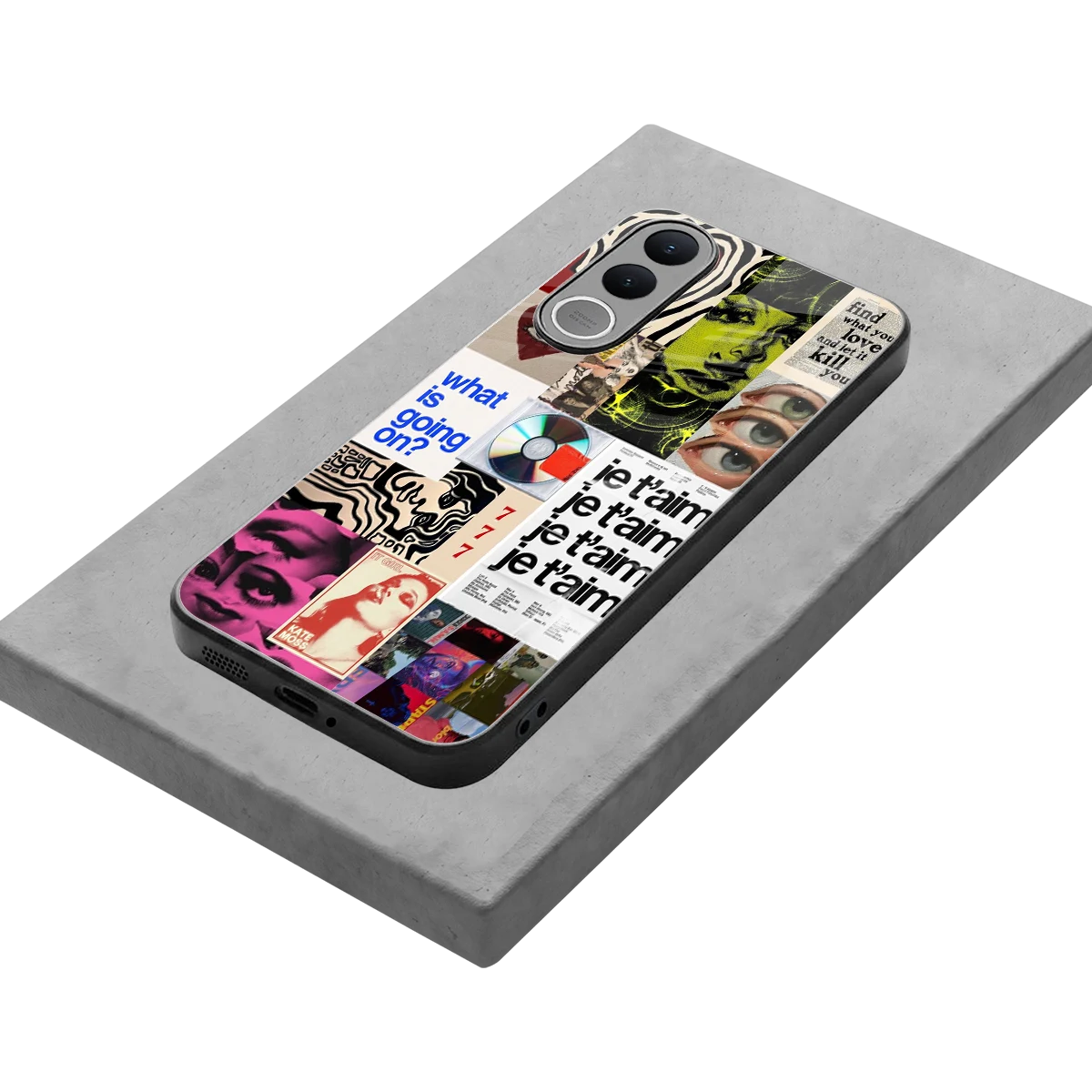 Love Chaos stylish phone case for vivo v70 fe | glossy glass and slim fit