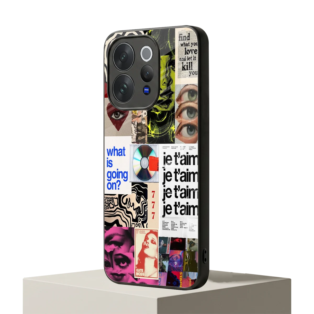 Love Chaos vivo v70 mobile cover | shockproof glass phone case