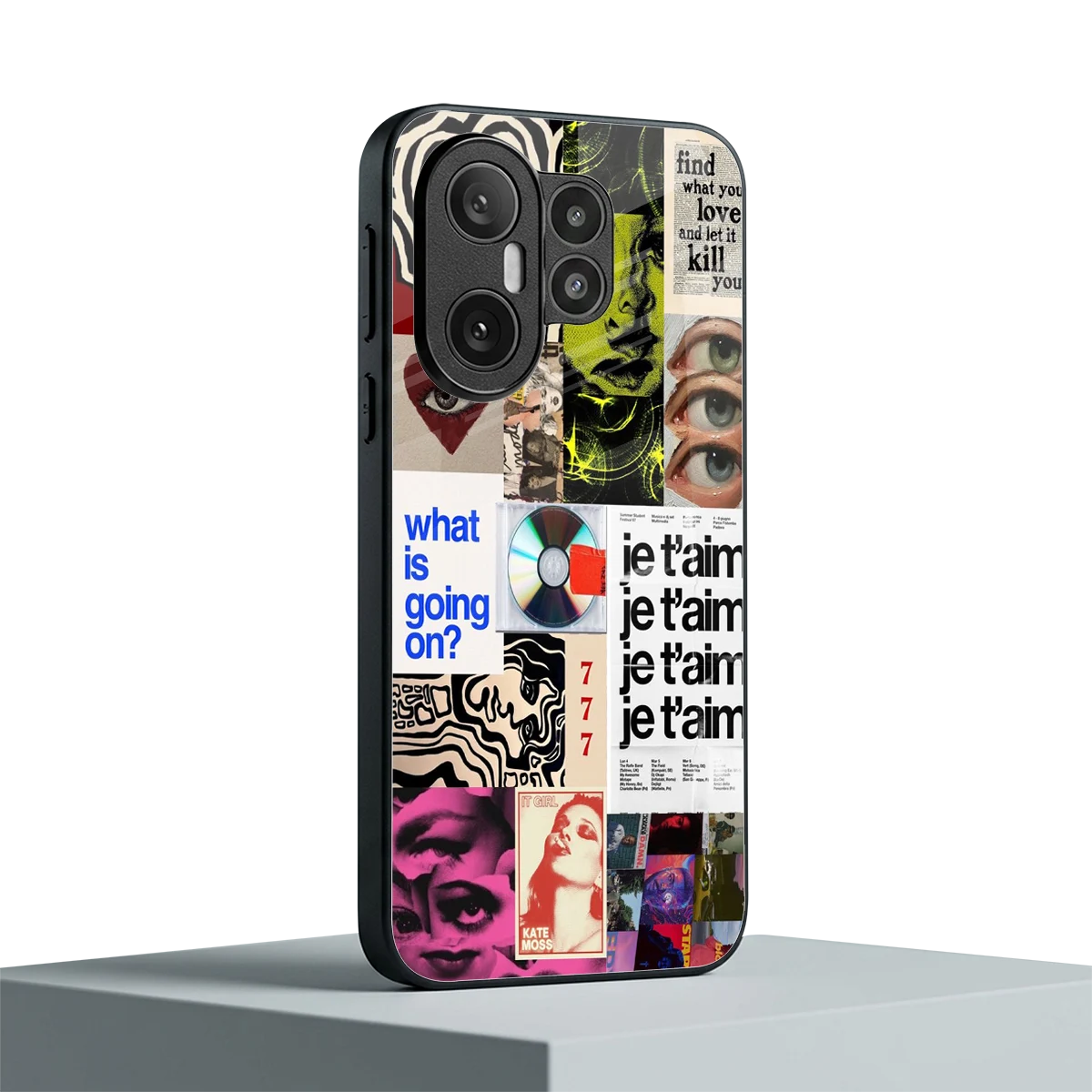 Love Chaos vivo x200 fe mobile cover | shockproof glass phone case