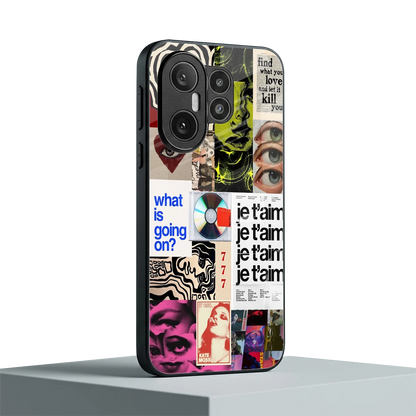 Love Chaos vivo x200 fe mobile cover | shockproof glass phone case