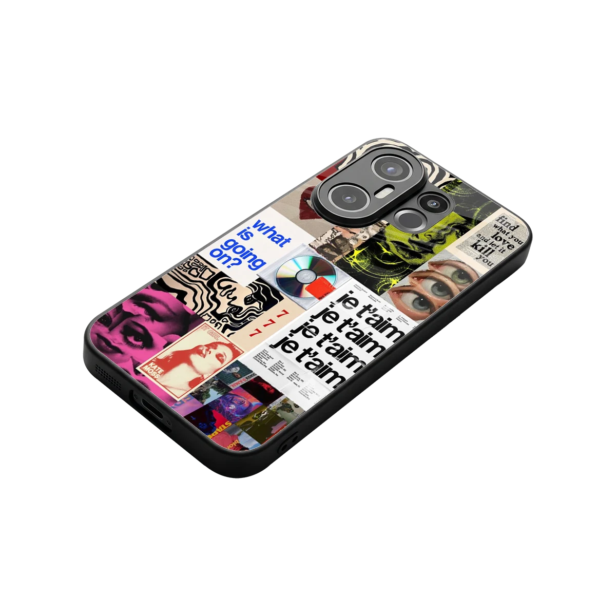 Love Chaos stylish phone case for vivo x200 fe | glossy glass and slim fit
