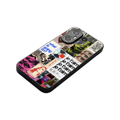 Love Chaos stylish phone case for vivo x200 fe | glossy glass and slim fit