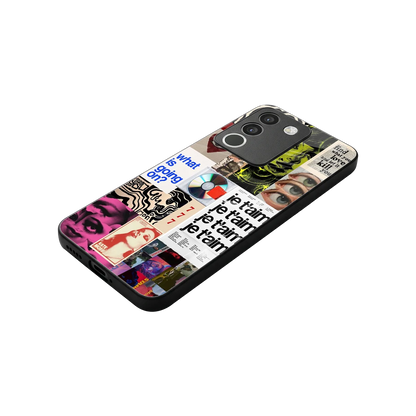 Love Chaos stylish phone case for vivo y200 5g | glossy glass and slim fit