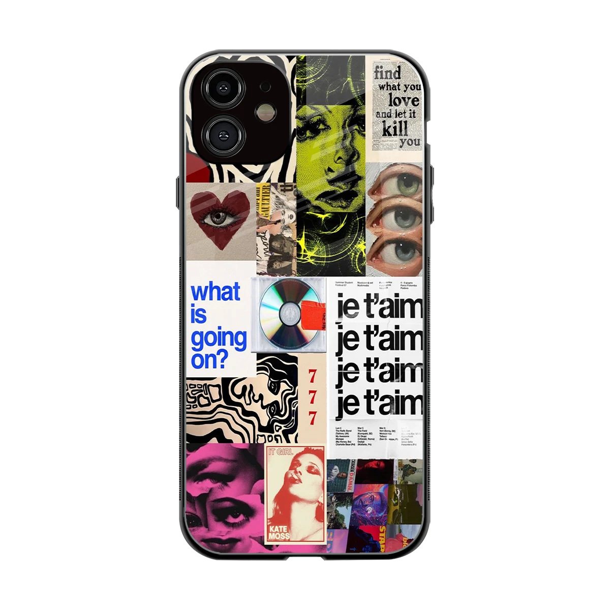 Love Chaos back phone cover | glass case for iphone 12