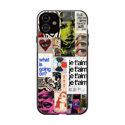 Love Chaos back phone cover | glass case for iphone 12