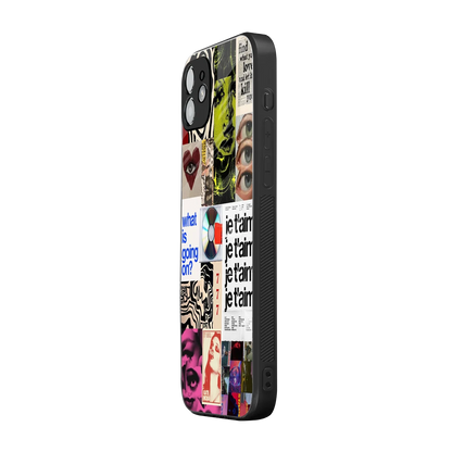 Love Chaos iphone 12 mobile cover | shockproof glass phone case