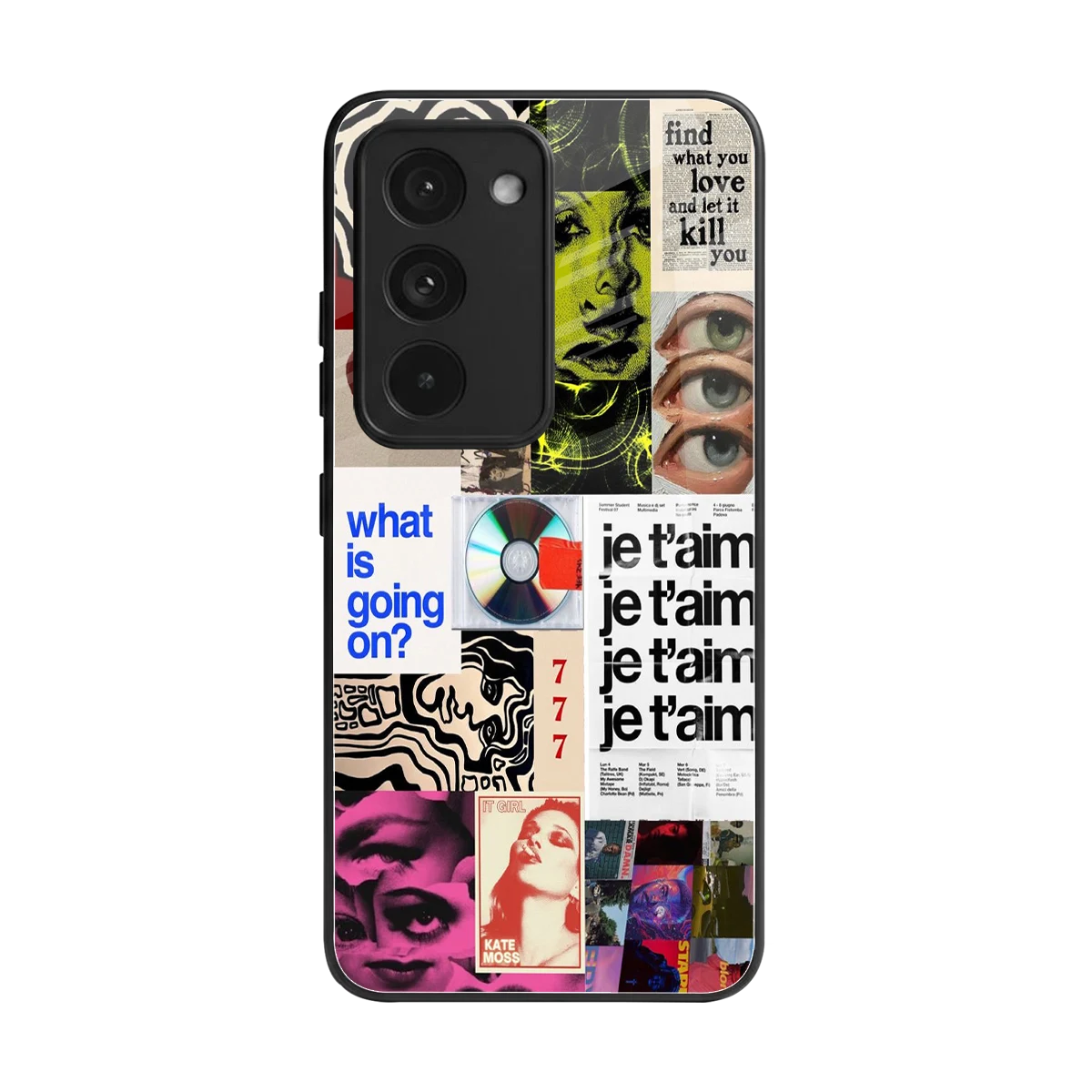 Love Chaos back phone cover | glass case for redmi 15 5g