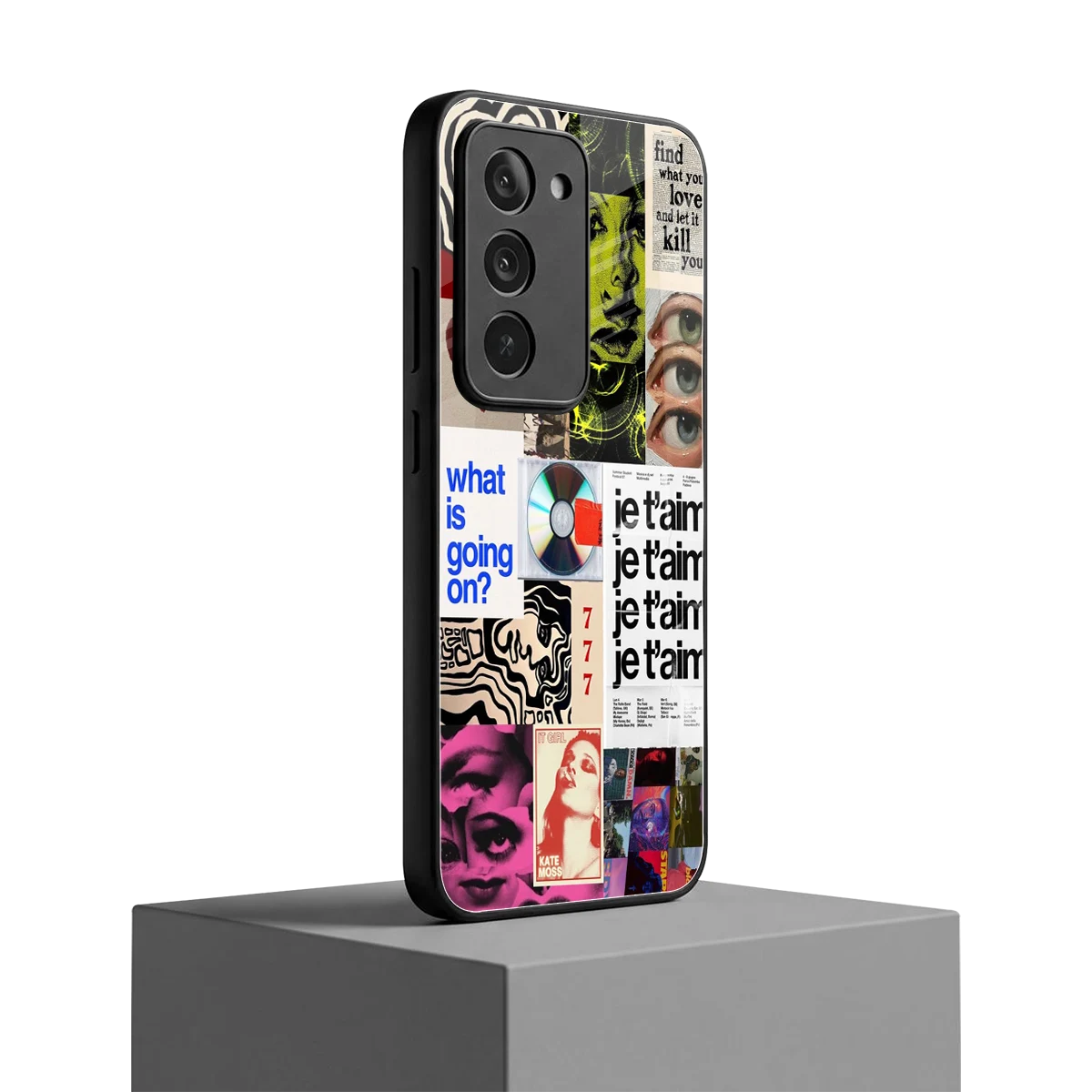 Love Chaos redmi 15 5g mobile cover | shockproof glass phone case