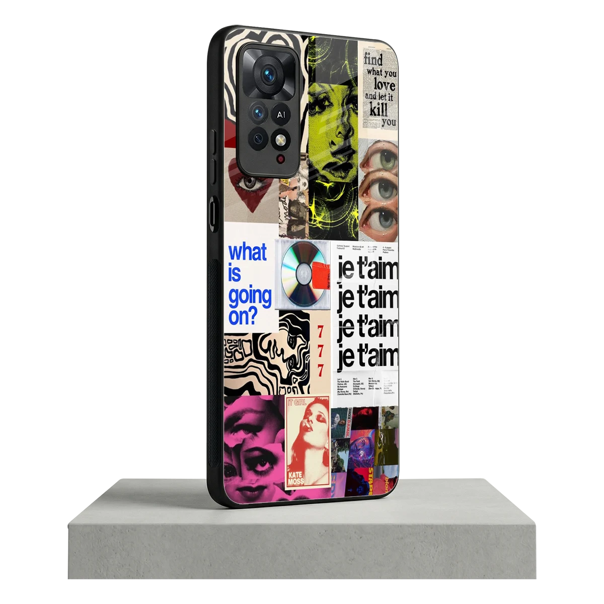 Love Chaos redmi note 11 pro mobile cover | shockproof glass phone case