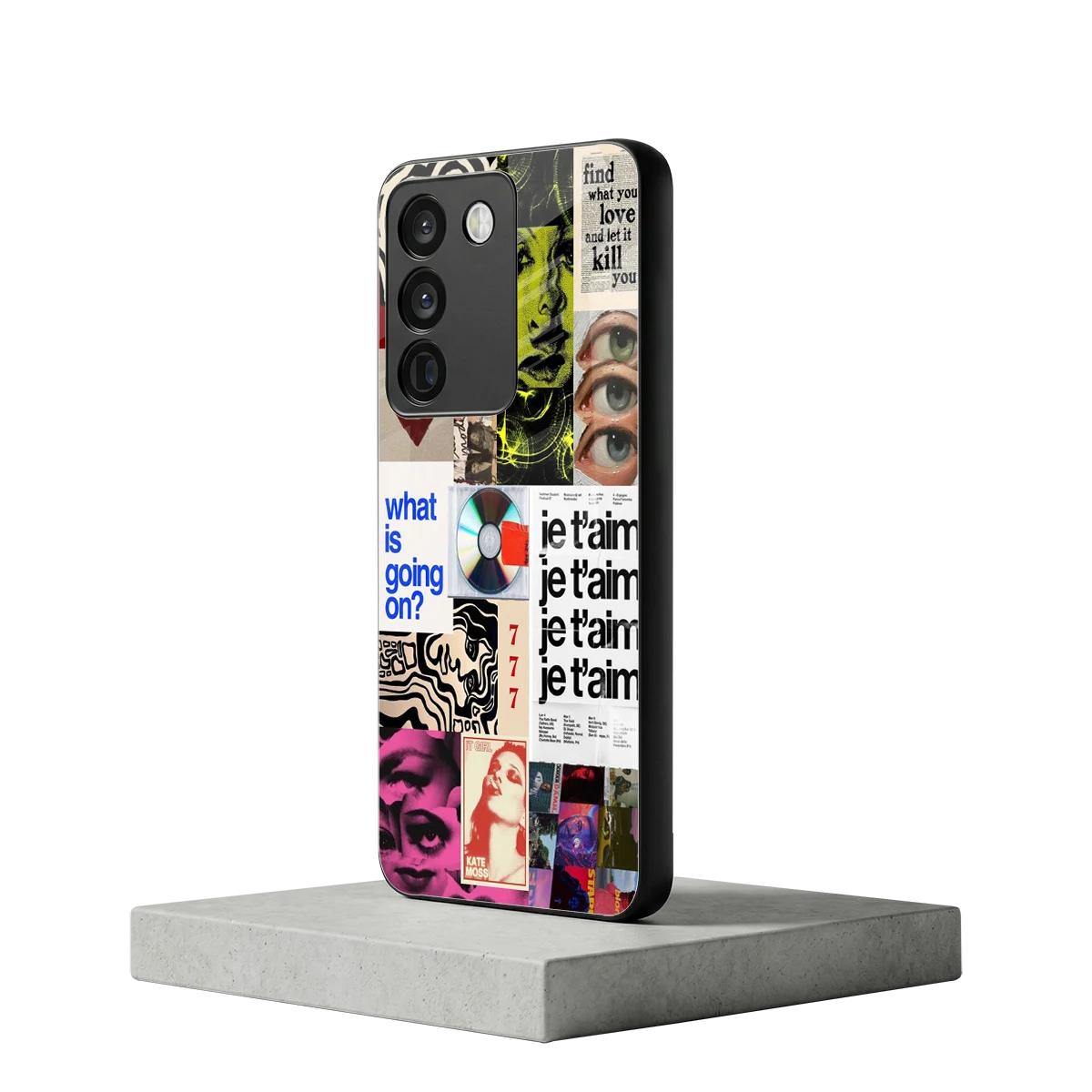 Love Chaos vivo y200 5g mobile cover | shockproof glass phone case