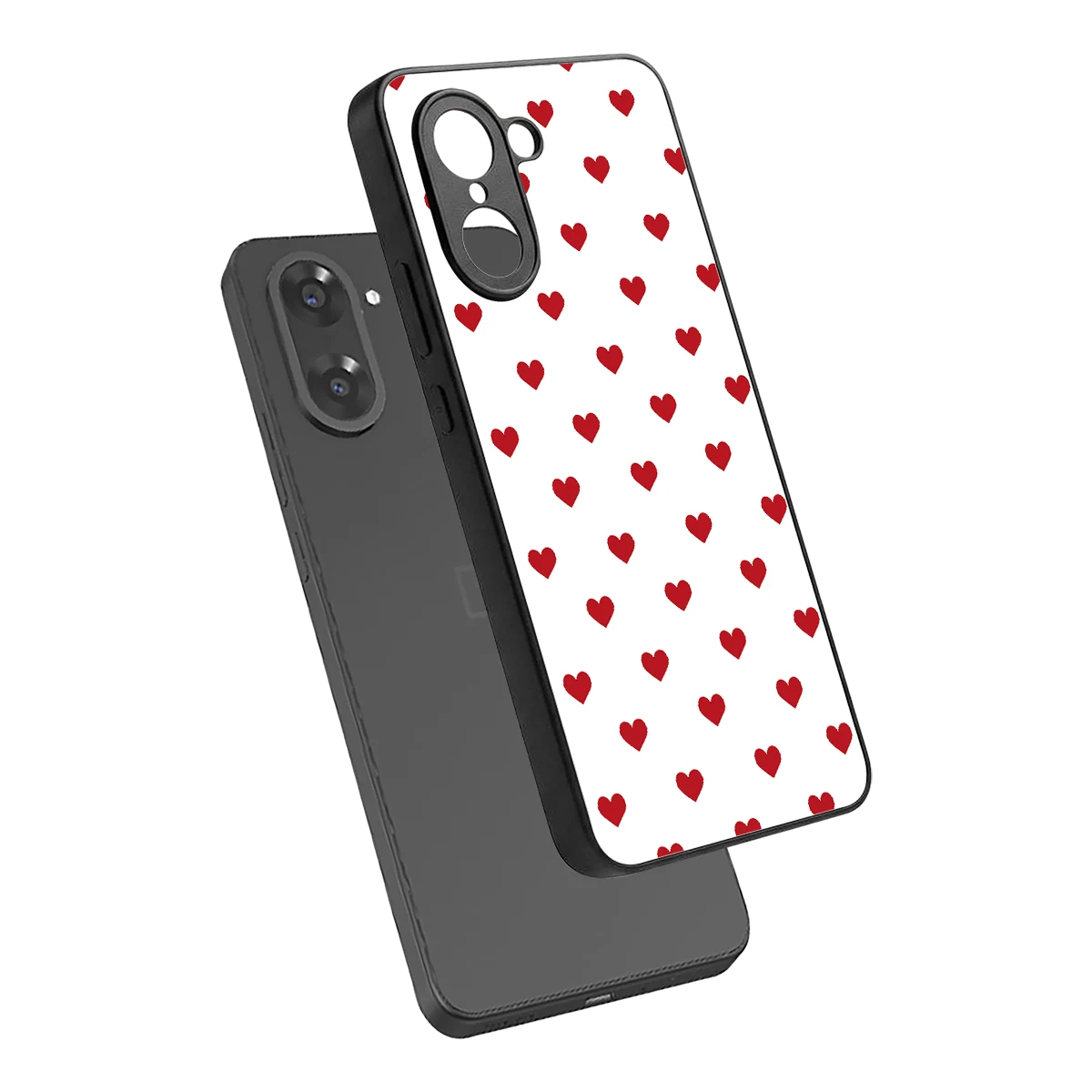 Love Patch sleek oneplus nord ce5 5g cover with tempered glass back and TPU edges