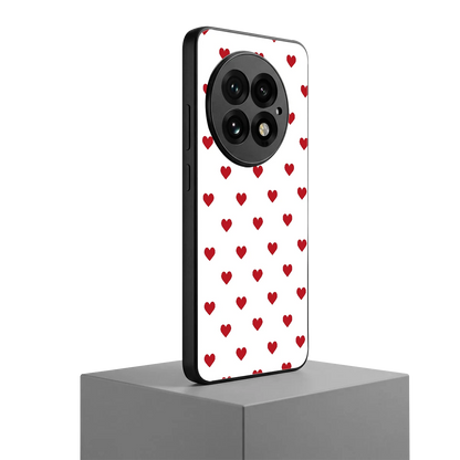 Love Patch oneplus 13 mobile cover | shockproof glass phone case